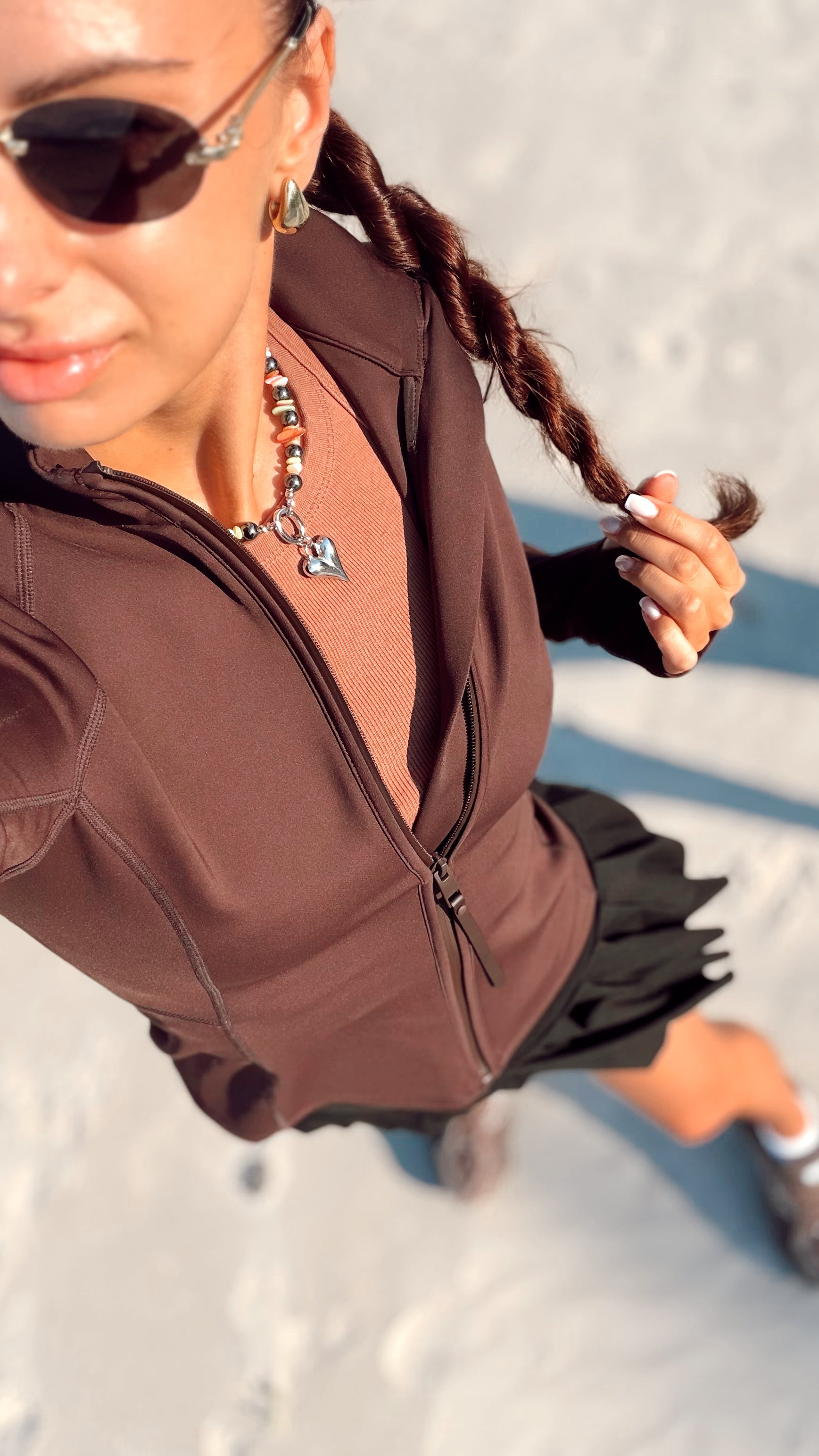 NECKLACE 59 - Pearl Hematite, 43cm