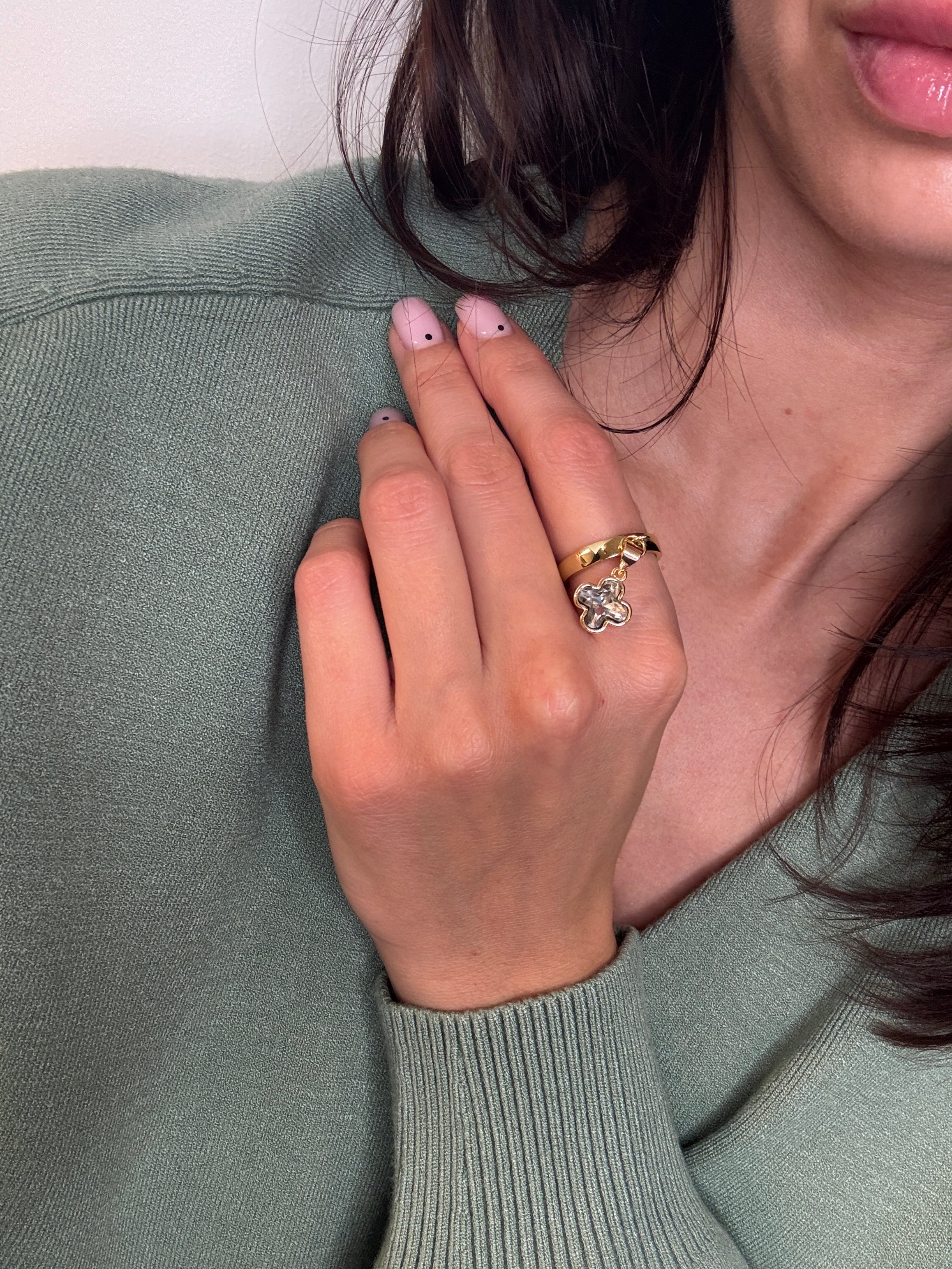 RING with Pendant 02 (Universal Size 16-19)