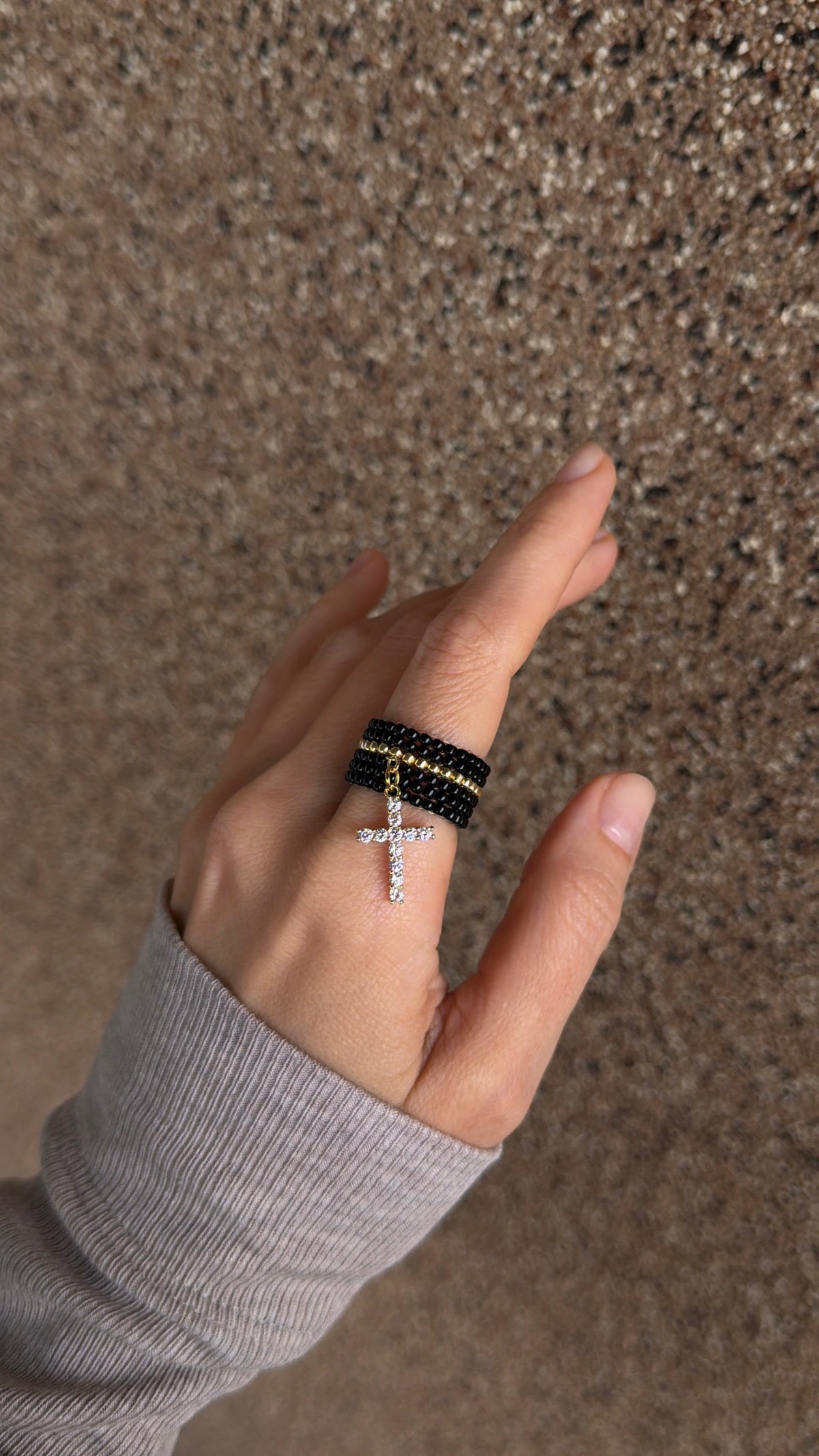 Special Ring 57 - Glance with Golden Cross