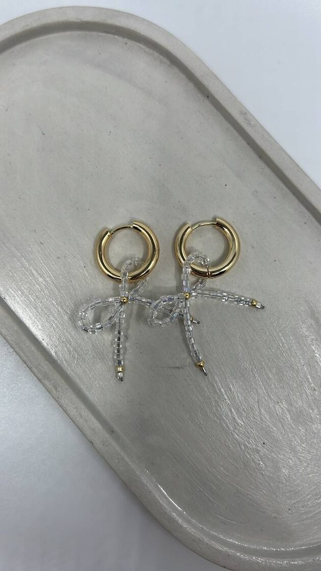 Auskari KONGO with SMALL WHITE SUGAR