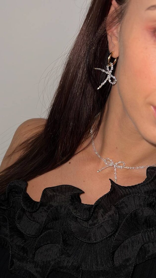 Auskari KONGO with SMALL WHITE SUGAR