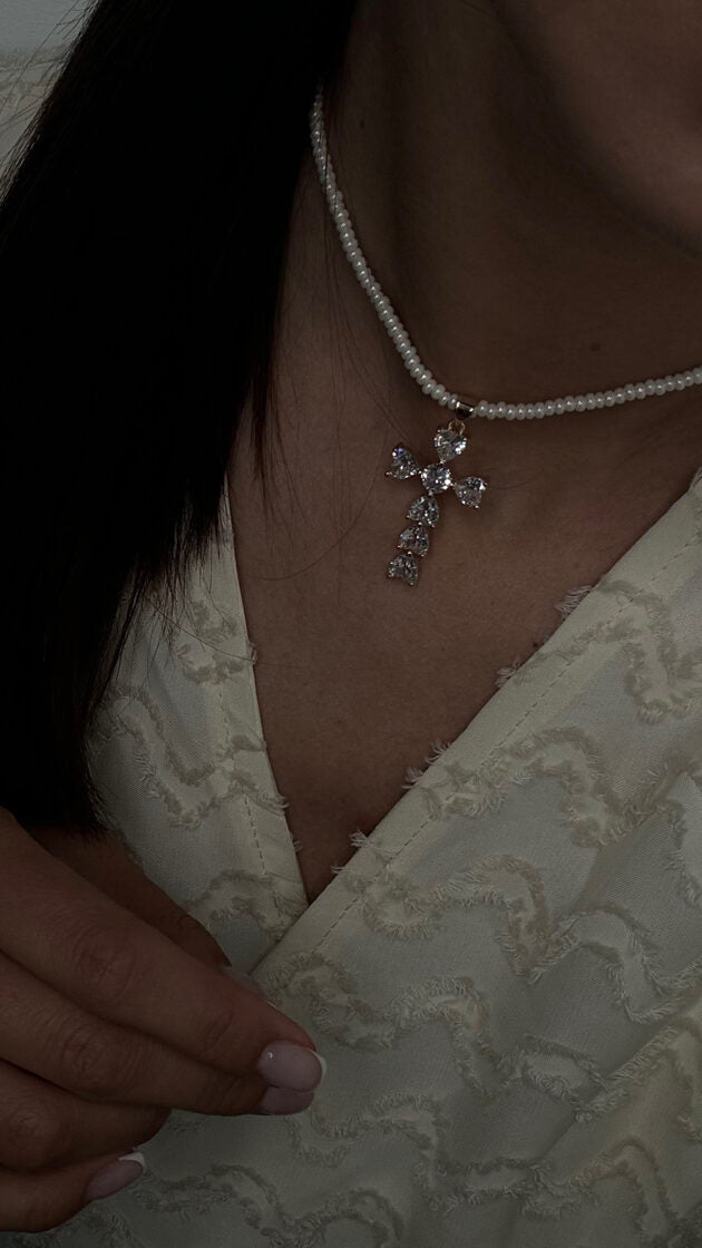 [CHOKER44] MAJORCA PEARLS