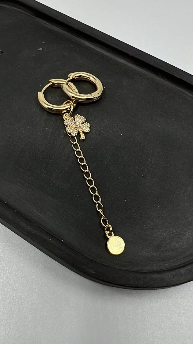 Auskari KONGO ar monētu un gudro dizainu, eleganta rotaslieta ikdienai un svinībām.