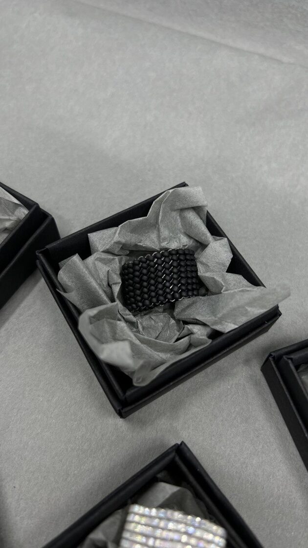 Gredzens Black Matte