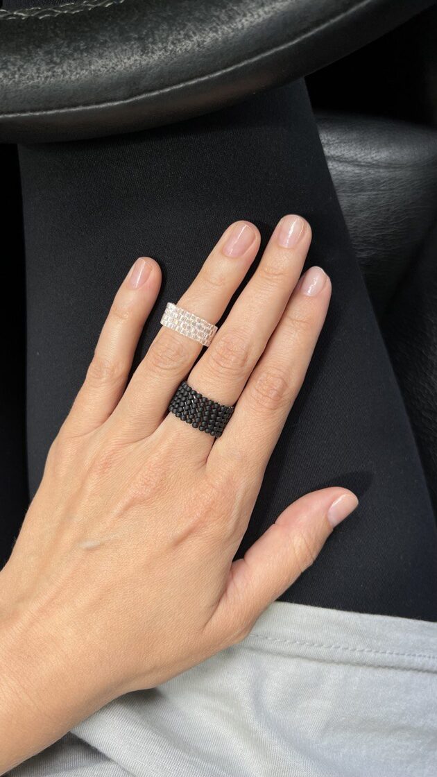 Gredzens Black Matte