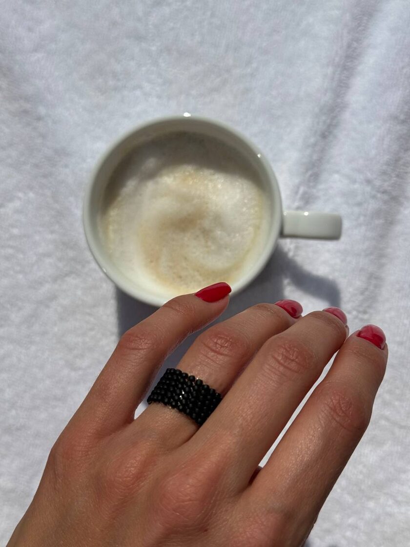 Gredzens Black Matte