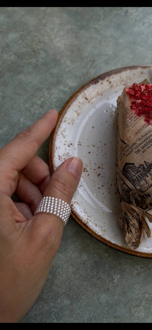 Gredzens White Pearl