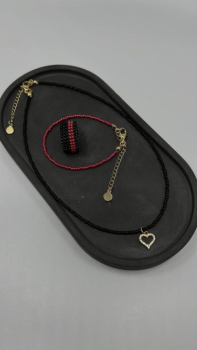 Комплект 04: Кольцо+Чокер+Браслет