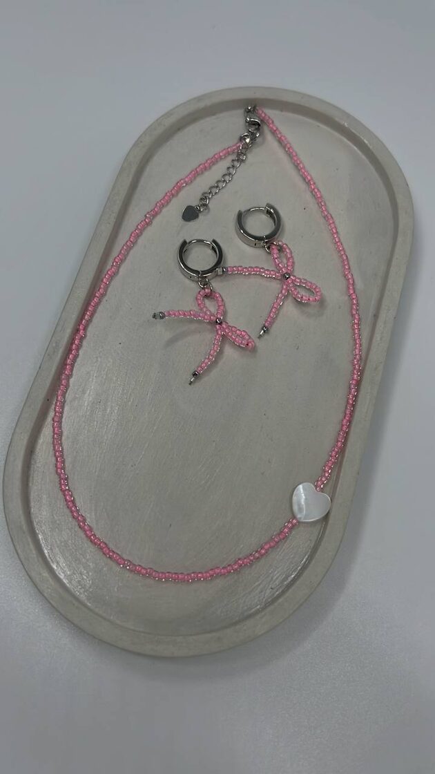 Комплект 08: Серьги+Подвеска+Чокер