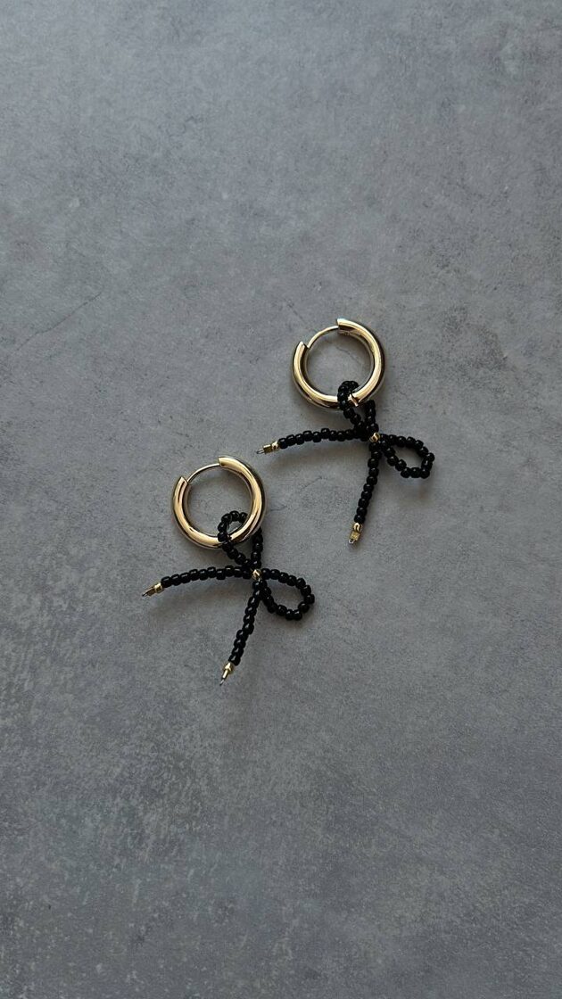 Комплект 15: Серьги KONGO BLACK GLANCE + Чокер BLACK GLANCE